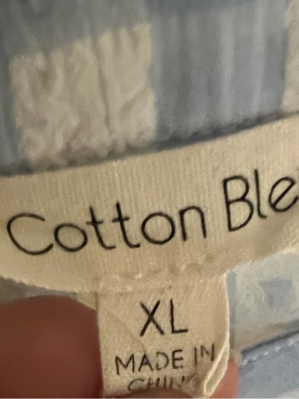 Cotton Bleu Light Blue Gingham Sleeveless Top - Picture 3 of 4